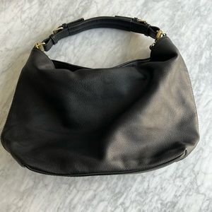 Black pleather hobo bag H&M. Never used.